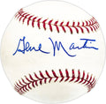 Gene Martin Autographed Official MLB Baseball Washington Senators Beckett BAS QR #BM17780