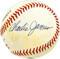 Charlie James Autographed Official NL Baseball St. Louis Cardinals, Cincinnati Reds