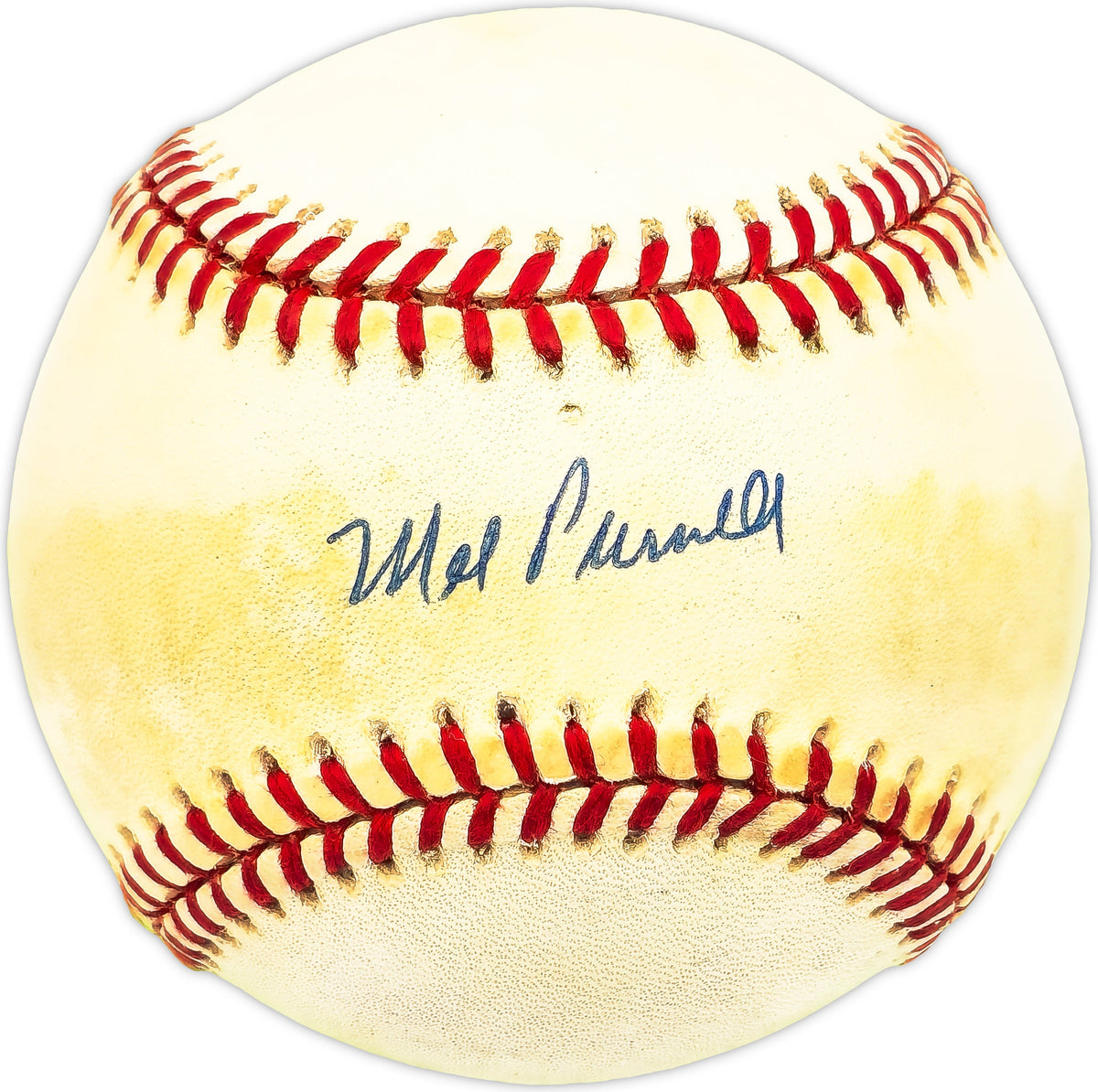 Mel Parnell Autographed Official AL Baseball Boston Red Sox
