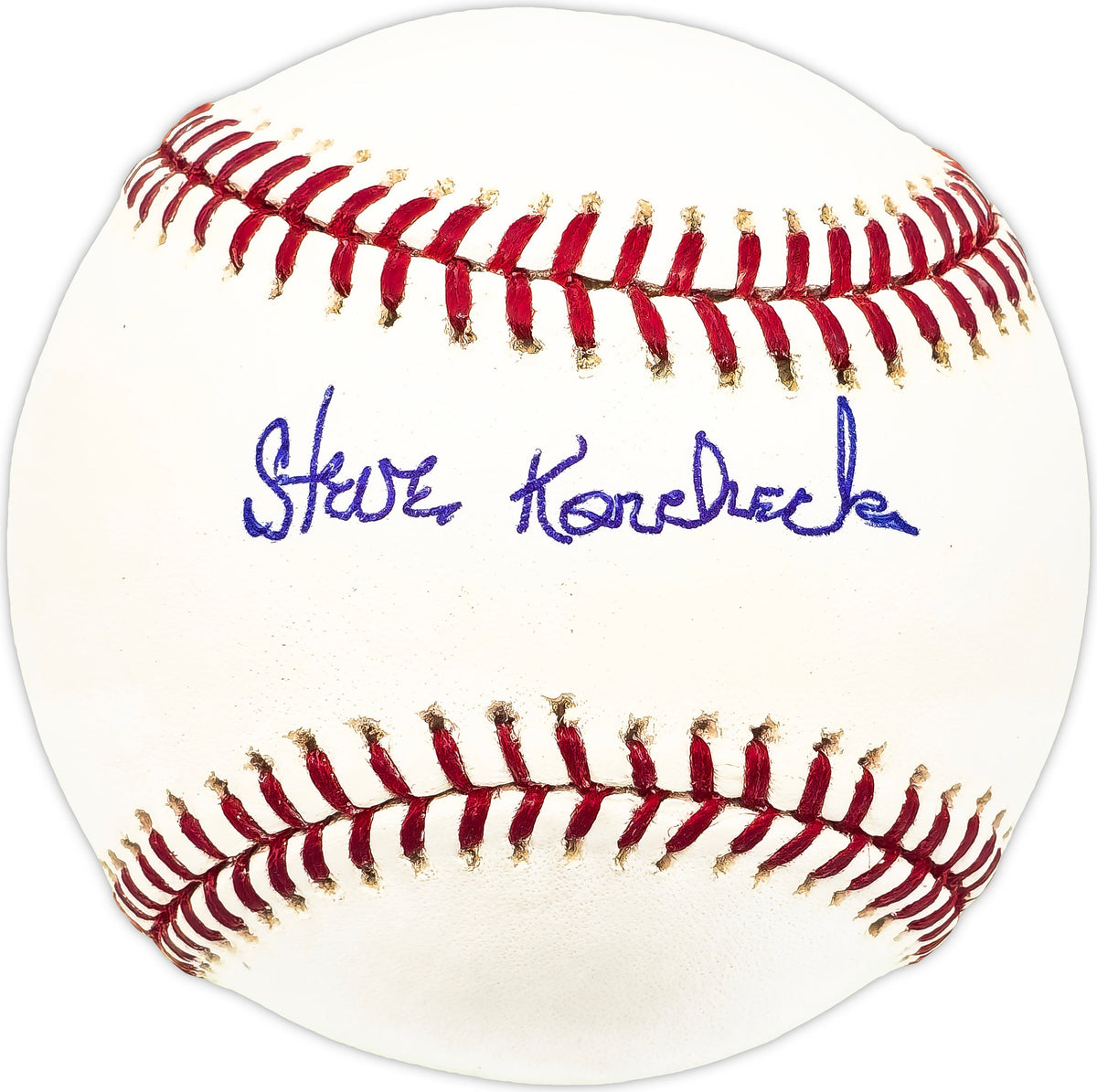 Steve Korcheck Autographed Official MLB Baseball Washington Senators