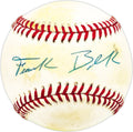 Frank Bolick Autographed Official NL Baseball Expos, Angels