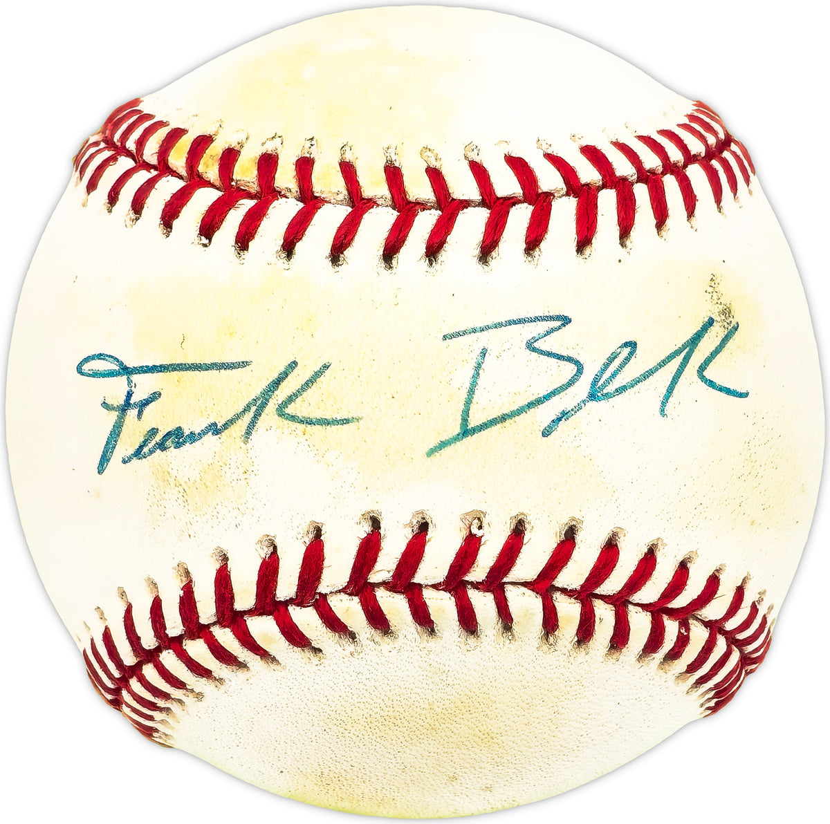Frank Bolick Autographed Official NL Baseball Expos, Angels