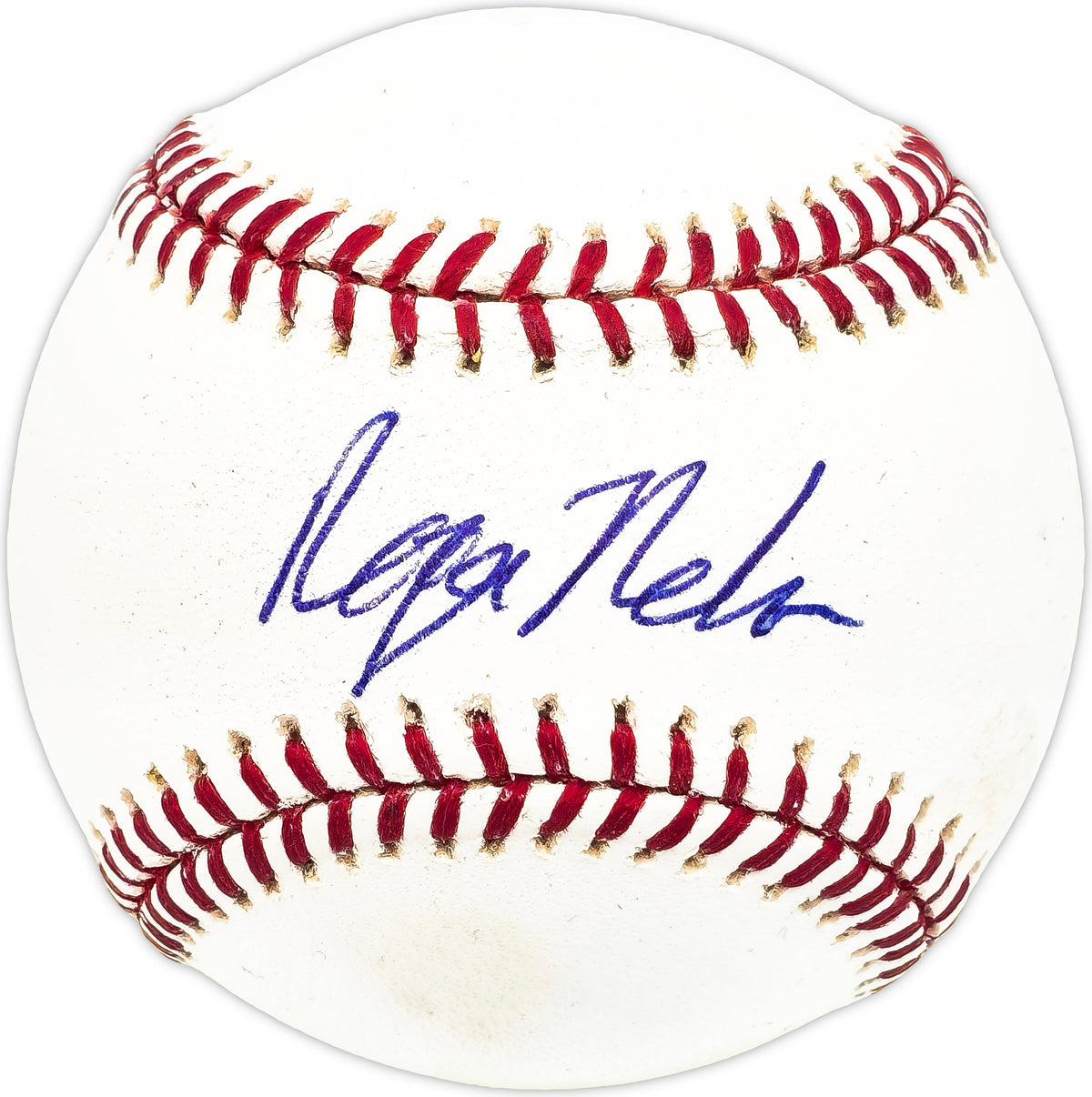 Roger Nelson Autographed Official MLB Baseball Cincinnati Reds, Baltimore Orioles