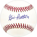 Gil Patterson Autographed Official MLB Baseball New York Yankees