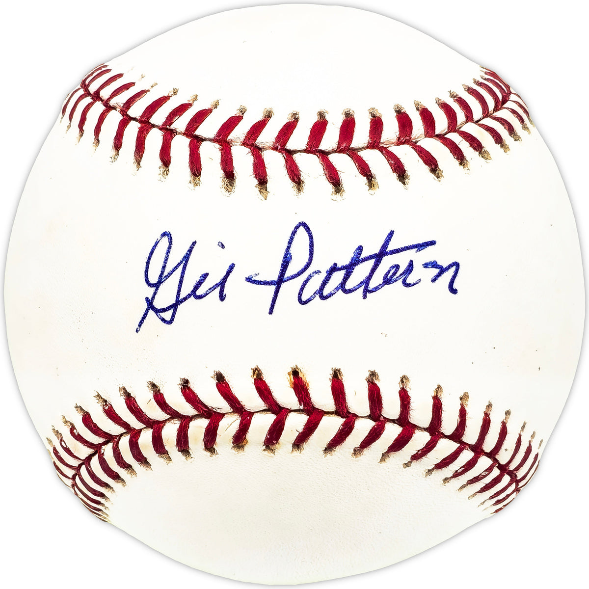 Gil Patterson Autographed Official MLB Baseball New York Yankees