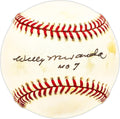 Willy Miranda Autographed Official AL Baseball Baltimore Orioles, New York Yankees "No 7"
