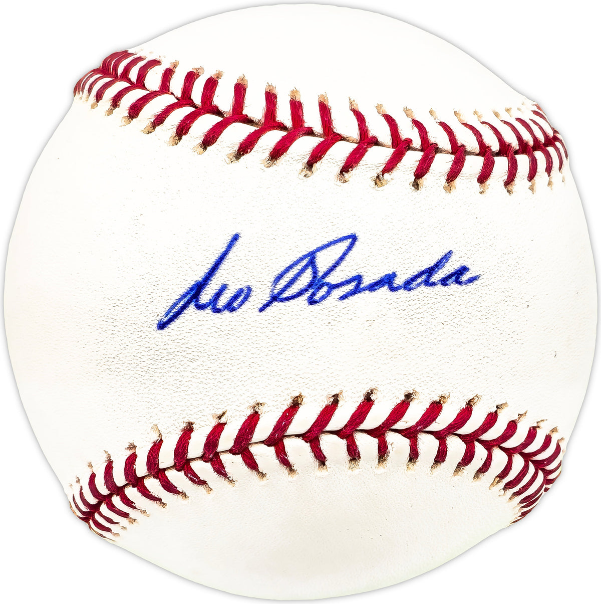 Leo Posada Autographed Official MLB Baseball KC A's