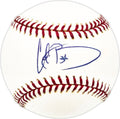 Calvin Pickering Autographed Official MLB Baseball Baltimore Orioles