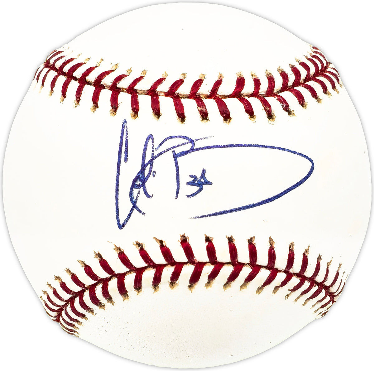 Calvin Pickering Autographed Official MLB Baseball Baltimore Orioles