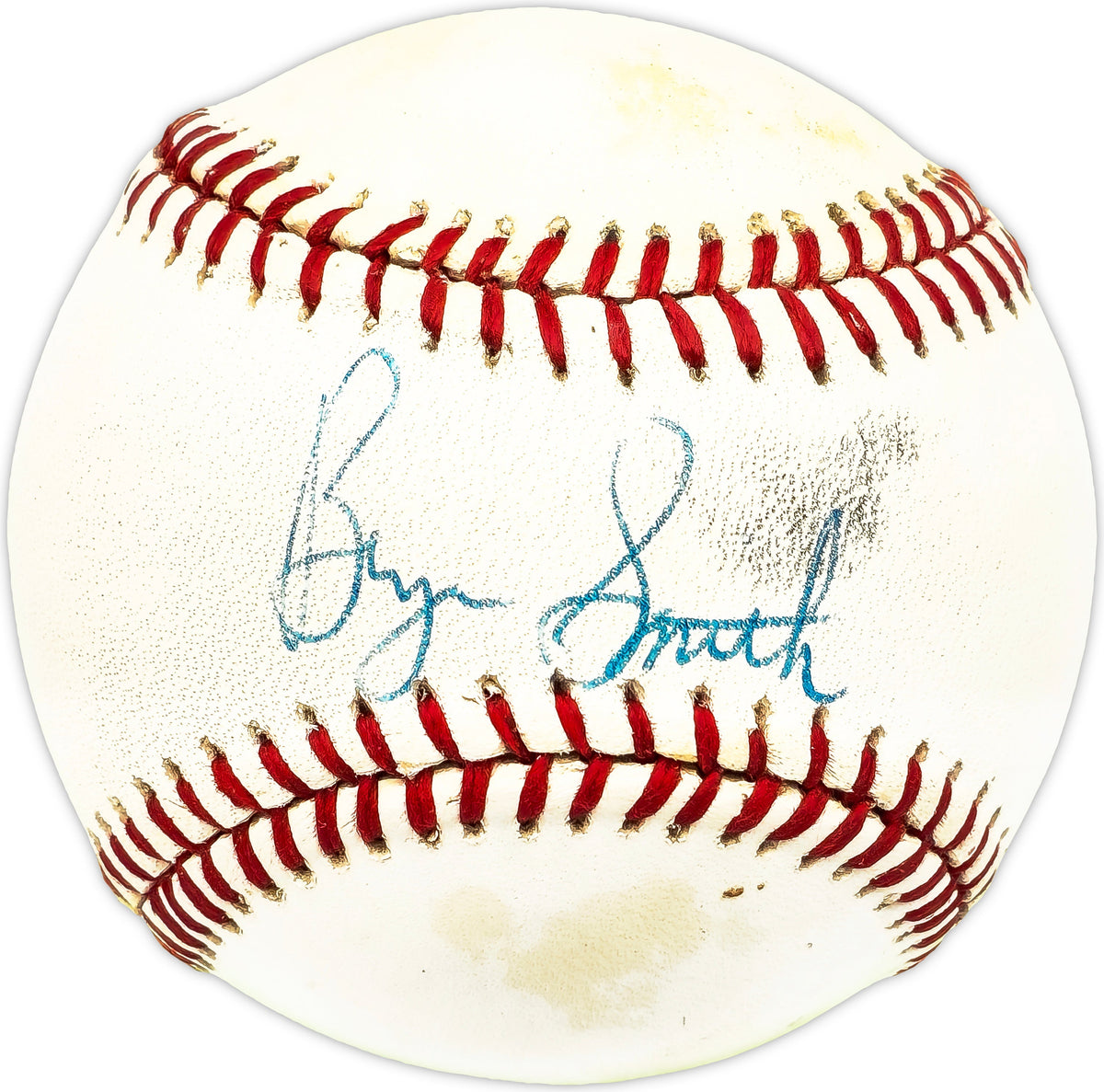 Bryn Smith Autographed Official NL Baseball Cardinals, Expos