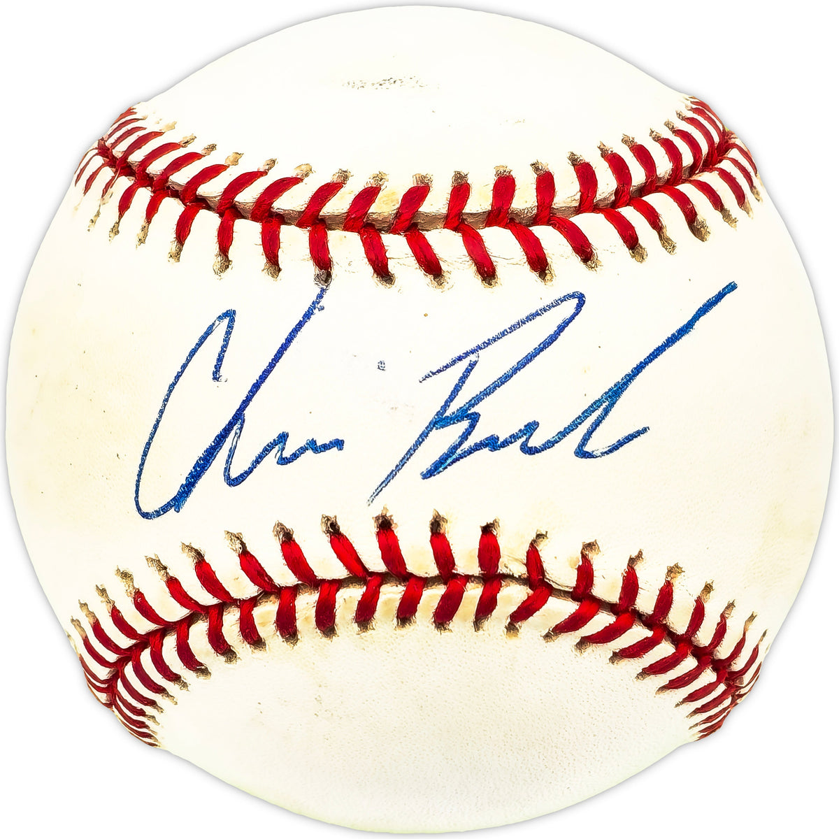Chris Brock Autographed Official NL Baseball San Francisco Giants, Philadelphia Phillies