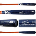 Yordan Alvarez Autographed Blue & Orange Victus Player Model Bat Houston Astros "2022 WS Champions" Beckett BAS Witness Stock #215392