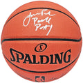 Jordan Poole Autographed Official Spalding Signature Series Basketball Golden State Warriors "Poole Party" Beckett BAS Witness Stock #215538