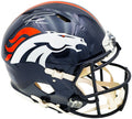 Russell Wilson Autographed Denver Broncos Blue Full Size Authentic Speed Helmet Fanatics Holo