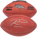 Russell Wilson Autographed Official NFL Leather Denver Broncos Logo Football Fanatics Holo