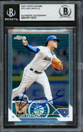 Luis Castillo Autographed 2023 Topps Chrome Card #13 Seattle Mariners Beckett BAS