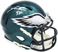 Jalen Carter Autographed Philadelphia Eagles Green Speed Mini Helmet Beckett BAS Witness