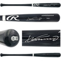 Vladimir Guerrero Sr. Autographed Black Rawlings Adirondack Pro Baseball Bat Anaheim Angels Beckett BAS Witness