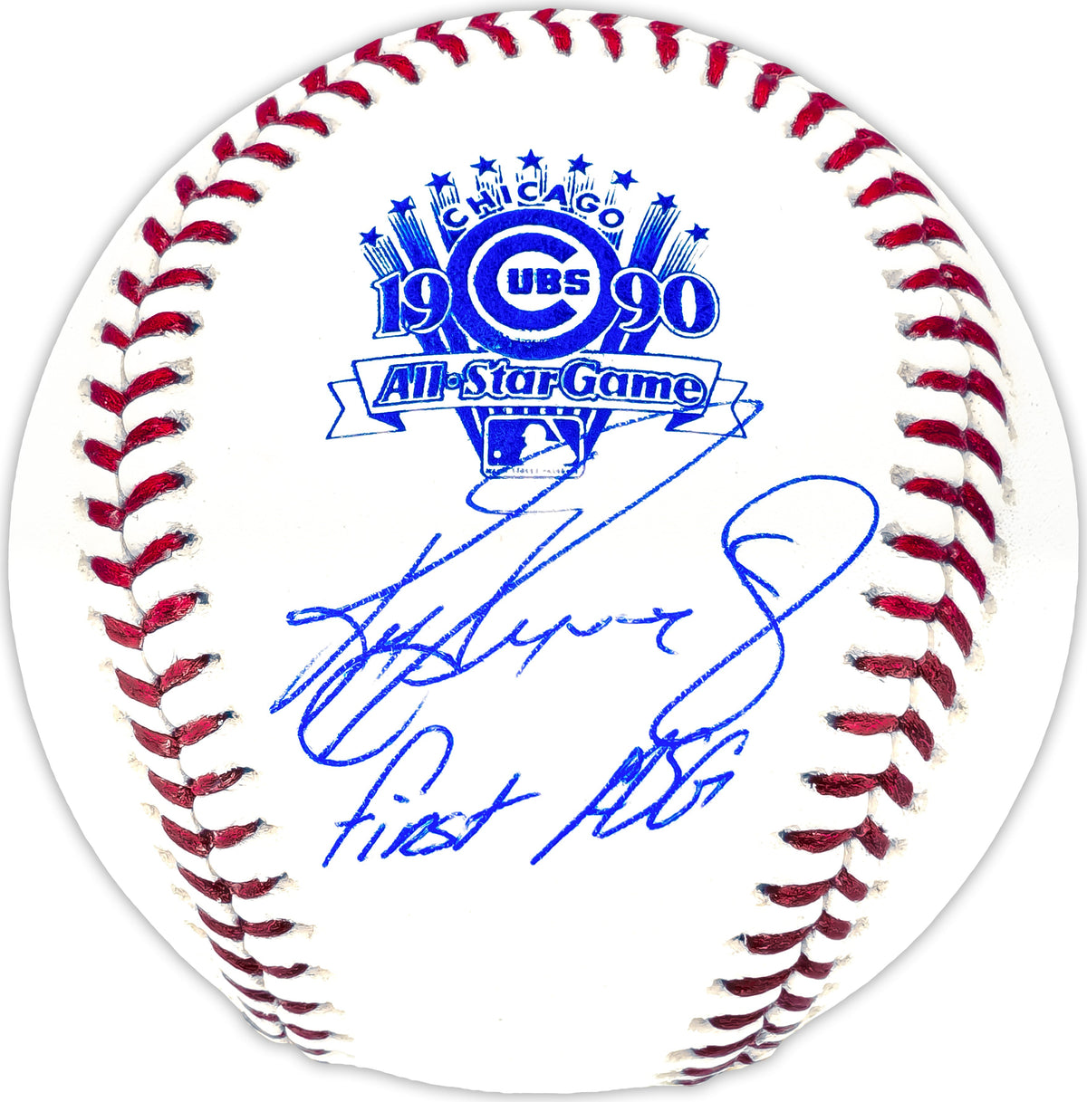 Ken Griffey Jr. Autographed Official 1990 All Star Game Baseball Seattle Mariners "First ASG" Beckett BAS Witness