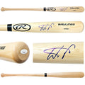 Wander Franco Autographed Blonde Rawlings Pro Bat Tampa Bay Rays JSA Stock #215880
