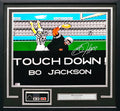 Bo Jackson Autographed Framed 16x20 Nintendo Tecmo Bowl Photo With NES Controller Oakland Raiders Beckett BAS Witness