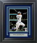 Julio Rodriguez Autographed Framed 8x10 Photo Seattle Mariners 1st Career MLB Hit Beckett BAS QR