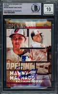 Manny Machado Autographed 2018 Topps Opening Day Card #OD-29 Baltimore Orioles Auto Grade Gem Mint 10 Beckett BAS #16542608