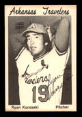Ryan Kurosaki Autographed 1976 TCMA Rookie Card Arkansas Travelers