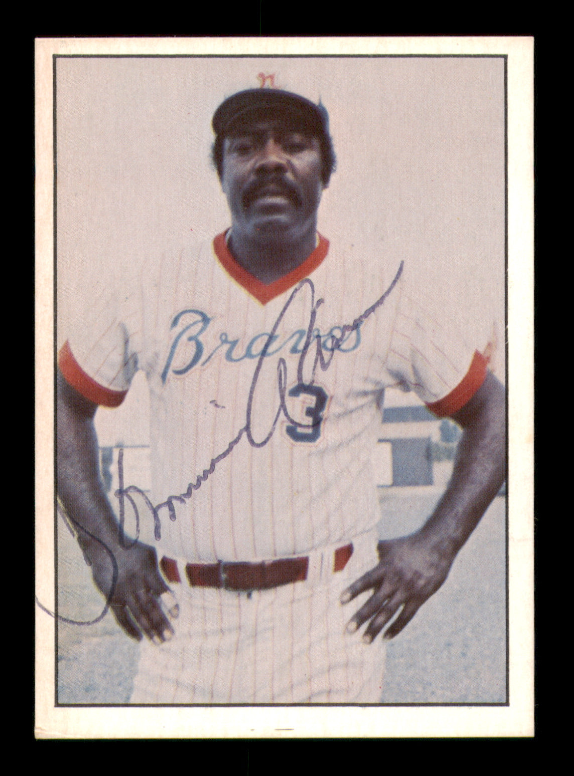 Tommie Aaron Autographed 1978 TCMA Card #135 Richmond Braves
