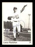Lance Rautzhan Autographed 1975 TCMA Rookie Card Waterbury Dodgers