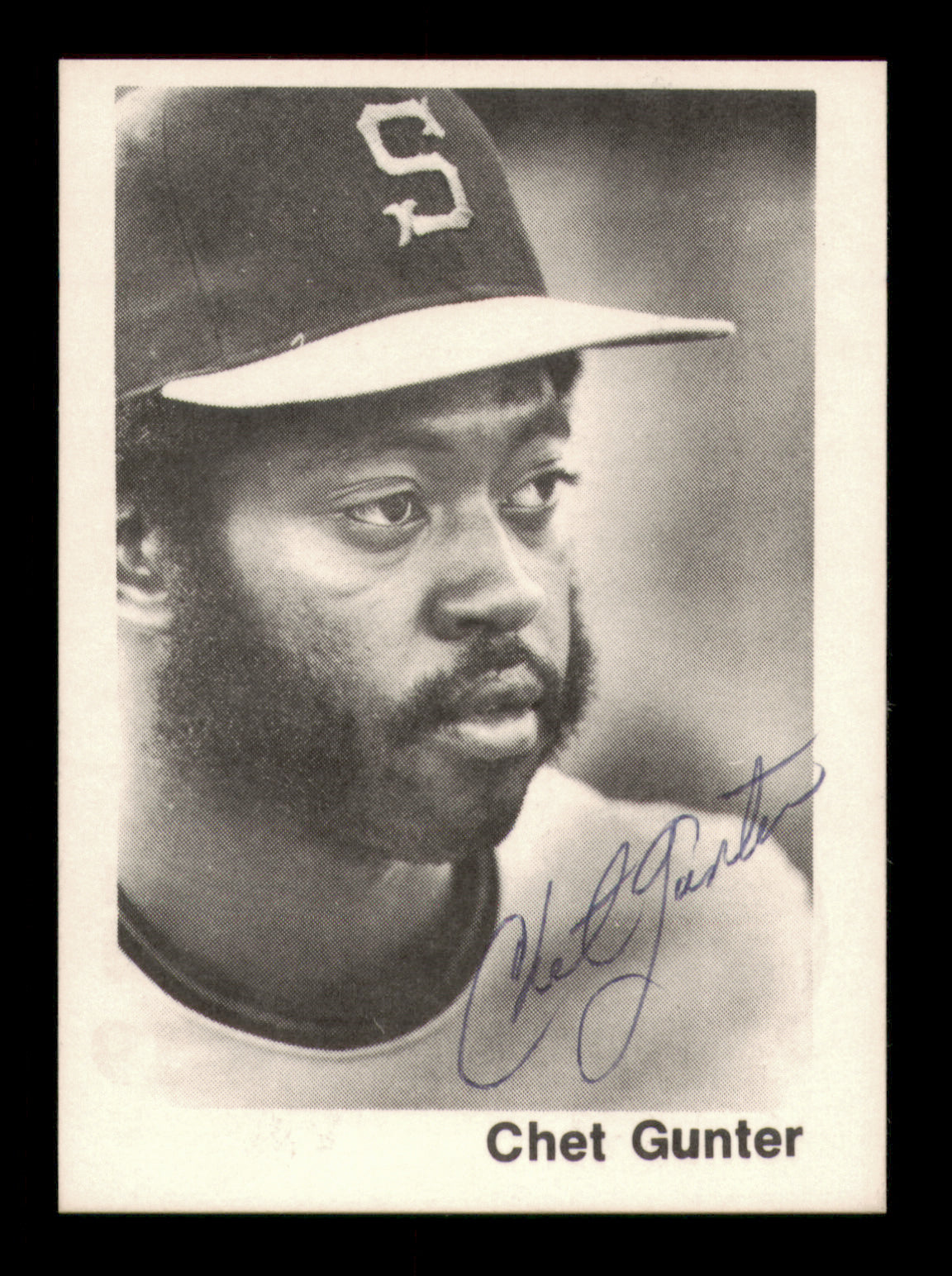 Chet Gunter Autographed 1976 TCMA Rookie Card #19 Shreveport Captains
