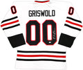 Christmas Vacation Chevy Chase Autographed White Jersey JSA