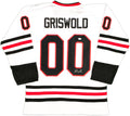 Christmas Vacation Chevy Chase Autographed White Jersey JSA