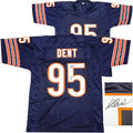 Chicago Bears Richard Dent Autographed Blue Jersey "MVP XX" Beckett BAS Witness