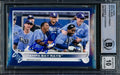 Wander Franco Autographed 2022 Topps Royal Blue Rookie Card #274 Tampa Bay Rays Auto Grade Gem Mint 10 Beckett BAS #15772484