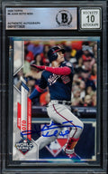 Juan Soto Autographed 2020 Topps World Series Card #6 Washington Nationals Auto Grade Gem Mint 10 Beckett BAS #15773820