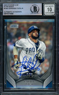 Fernando Tatis Jr. Autographed 2020 Stadium Club In The Wings Card #ITW-4 San Diego Padres Auto Grade Gem Mint 10 Beckett BAS #15774568