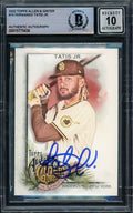 Fernando Tatis Jr. Autographed 2022 Topps Allen & Ginter Card #15 San Diego Padres Auto Grade Gem Mint 10 Beckett BAS #15775436