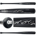 Michael Busch Autographed Black Louisville Slugger Pro Stock Baseball Bat Chicago Cubs Beckett BAS Witness
