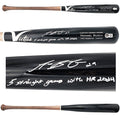 Michael Busch Autographed Black Victus Player Model Baseball Bat Chicago Cubs "5 Straight Games With HR 2024" Beckett BAS Witness