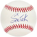 Scott Podsednik Autographed Official MLB Expos Logo Baseball Chicago White Sox Beckett BAS #BJ009044