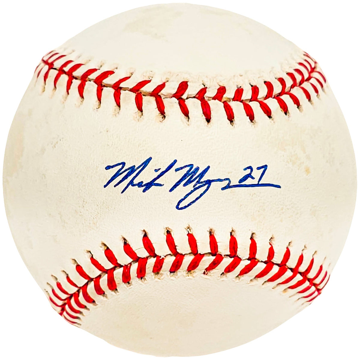 Mike Myers Autographed Official AL Baseball Boston Red Sox, New York Yankees Beckett BAS #BJ009065
