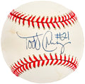 Todd Cruz Autographed Official AL Baseball Baltimore Orioles, Seattle Mariners Beckett BAS #BH038017