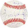 1991 Seattle Mariners Team Signed Autographed Official AL Baseball With 31 Signatures SKU #218495