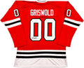 Christmas Vacation Chevy Chase Autographed Red Jersey Griswold Beckett BAS QR