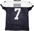 Dallas Cowboys Trevon Diggs Autographed Blue & White Jersey TriStar