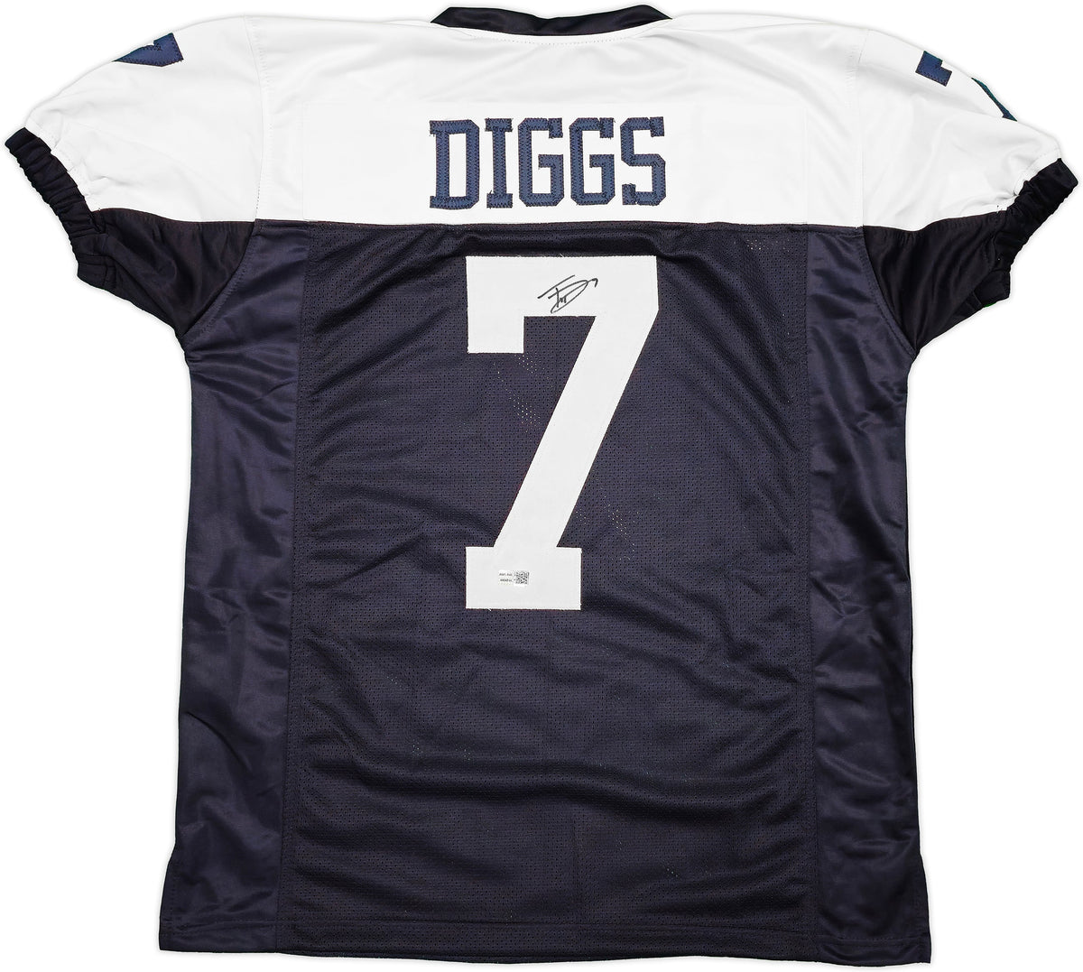 Dallas Cowboys Trevon Diggs Autographed Blue & White Jersey TriStar