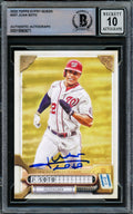 Juan Soto Autographed 2022 Topps Gypsy Queen Card #207 Washington Nationals Auto Grade Gem Mint 10 Beckett BAS Stock #218675