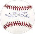 Steve Barber Autographed Official AL Baseball New York Yankees Beckett BAS QR #BN13213