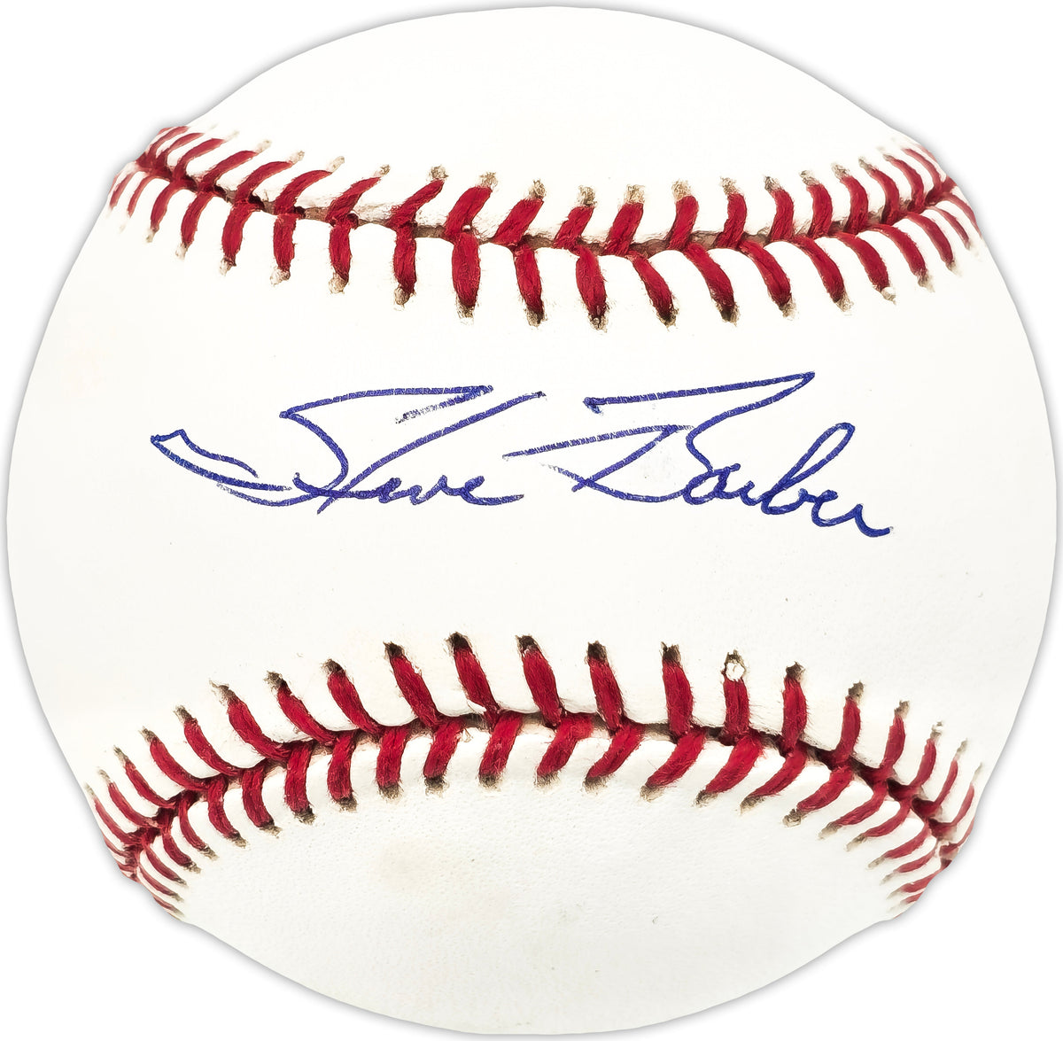 Steve Barber Autographed Official AL Baseball New York Yankees Beckett BAS QR #BN13213